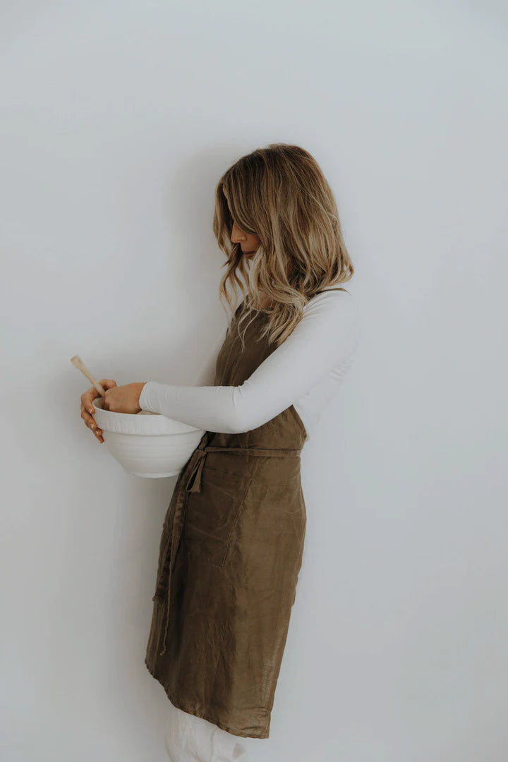 Feather and Oak 'Everyday' Linen Apron