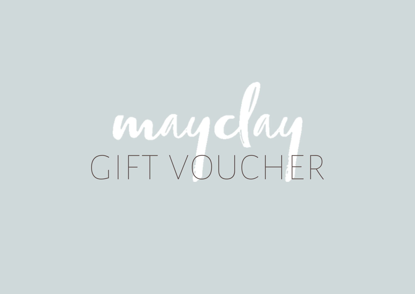 MayClay Gift Voucher